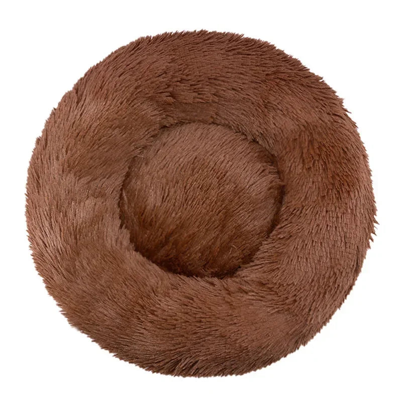 NONECN Round Plush Cozy Best Pet Bed For Large Dogs