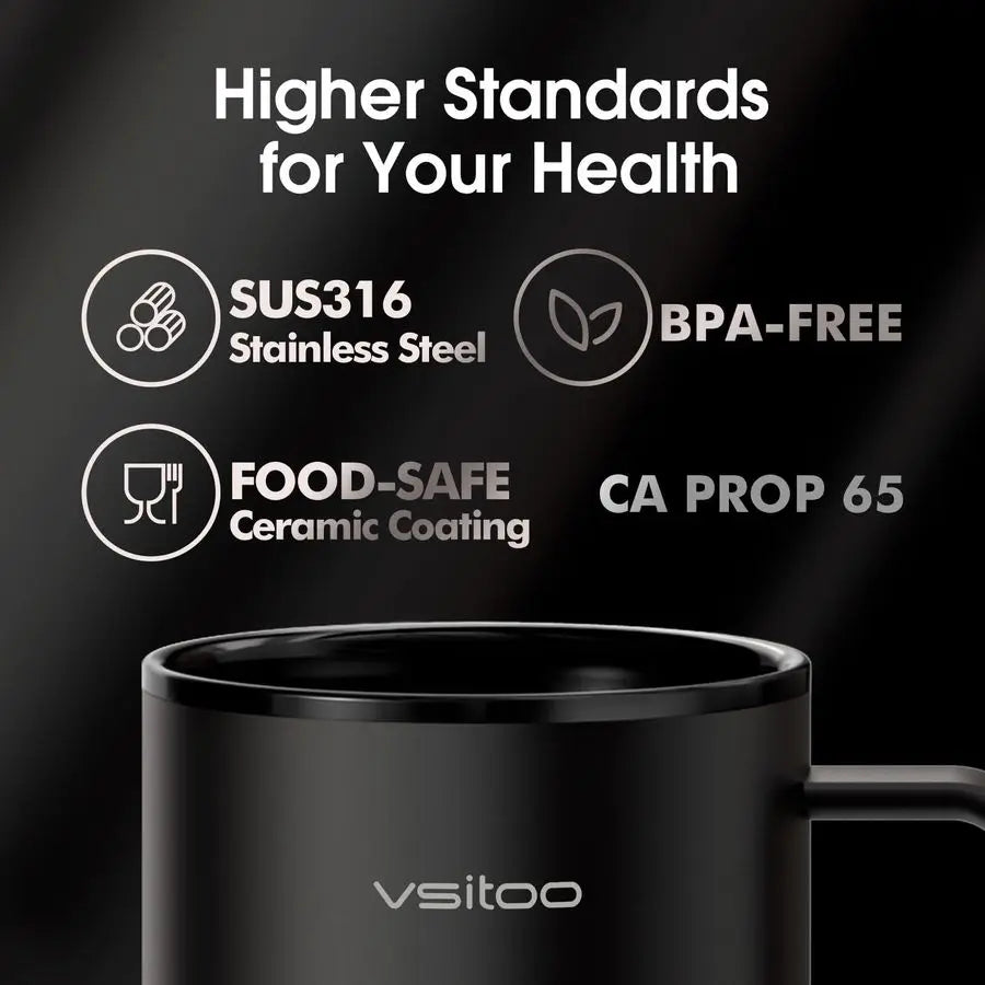 XMSJ S3 Plus Heated Smart Mug With AutoSensing AI