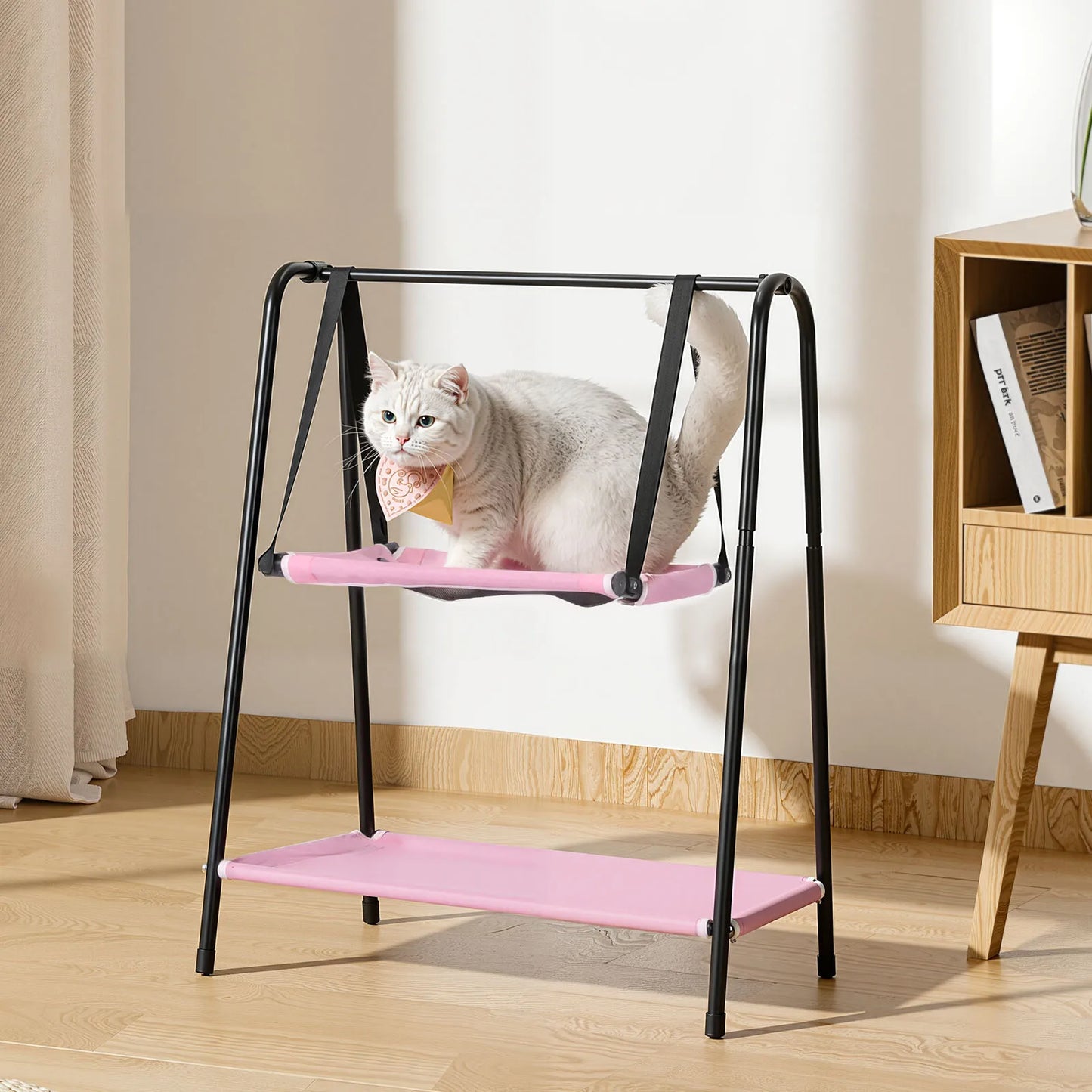 Cat Hammock Window Bed Dual Layer Hanging Cat Tree Cloth
