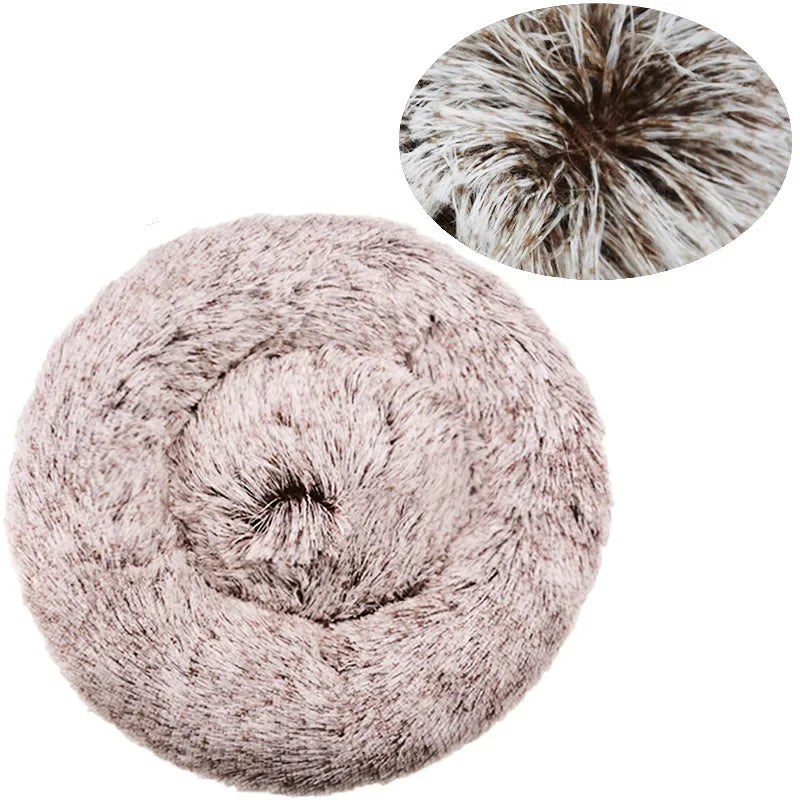 NONECN Round Plush Cozy Best Pet Bed For Large Dogs