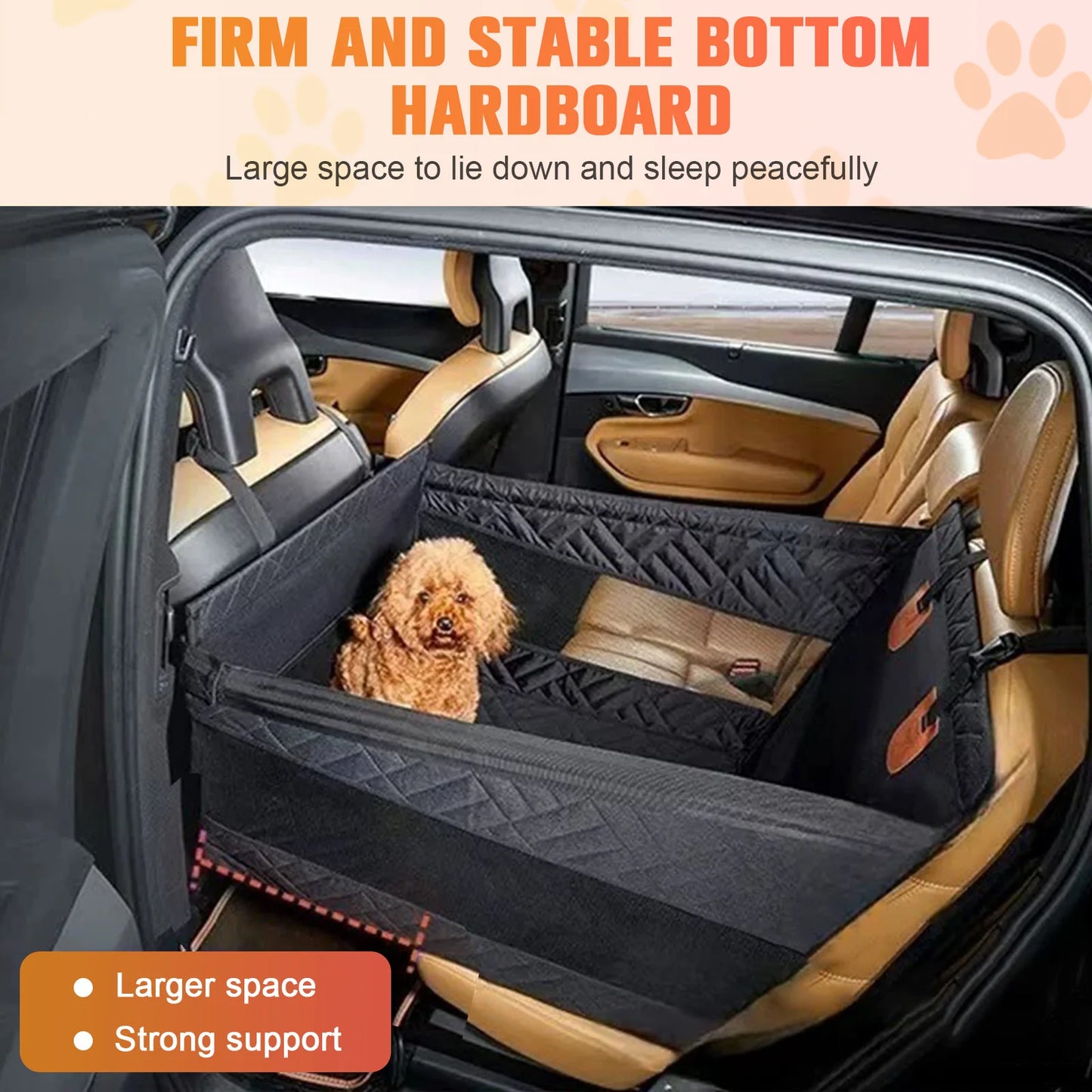 Dog Car Seat Cover Waterproof Seat Cover Nonslip Back Seat Cover Dog Hammock for Cars Trucks and SUVs