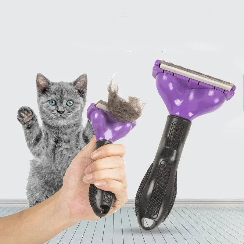 Pet Hair Removal Comb For Cats And Dogs Grooming Brush