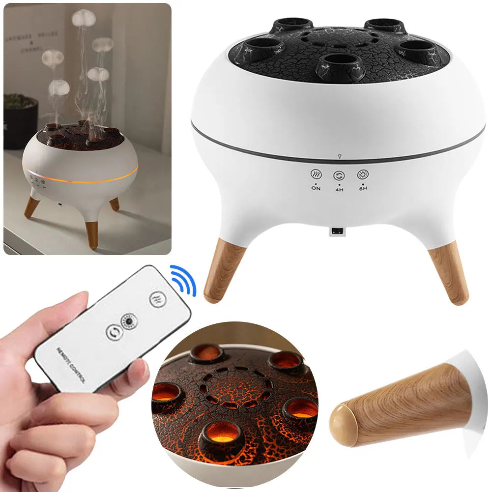 Alloet Jellyfish Air Humidifier With Colorful Night Lights