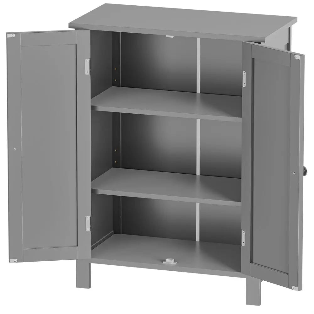 Freestanding Bathroom Floor Cabinet With Three Shelves