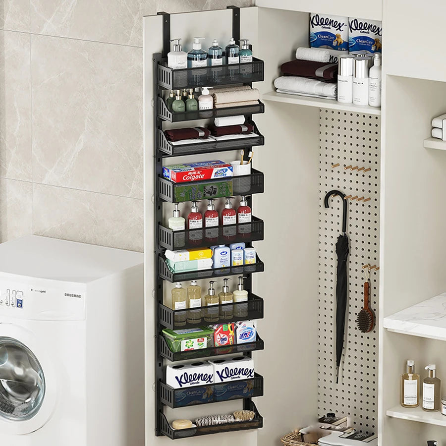 TWISTER.CK Over Door Pantry Organizer 10Tier Heavy Duty Steel