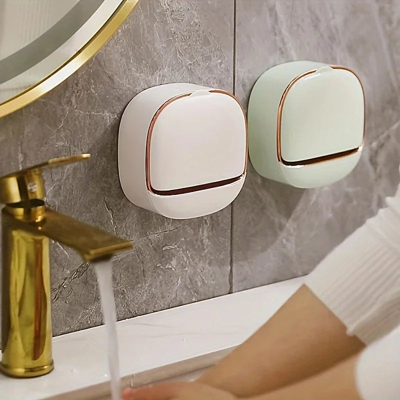 Wall Mounted Soap Dispenser With Drainage No Drill Installation