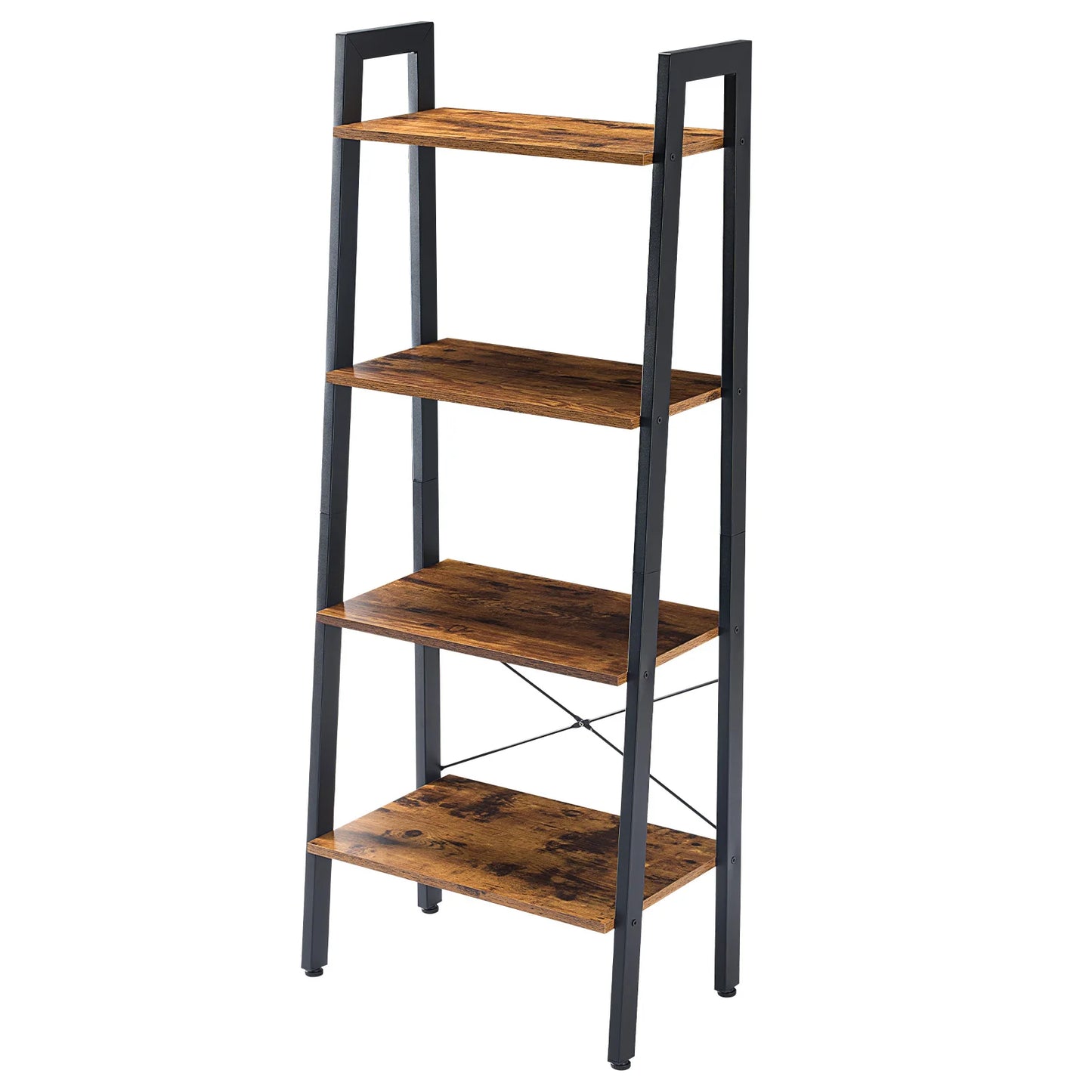 JHK 4 Tier Display Bookshelf Wooden Storage Shelf Stand