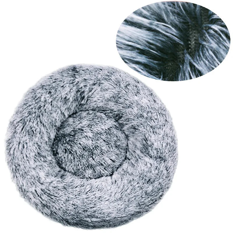 NONECN Round Plush Cozy Best Pet Bed For Large Dogs