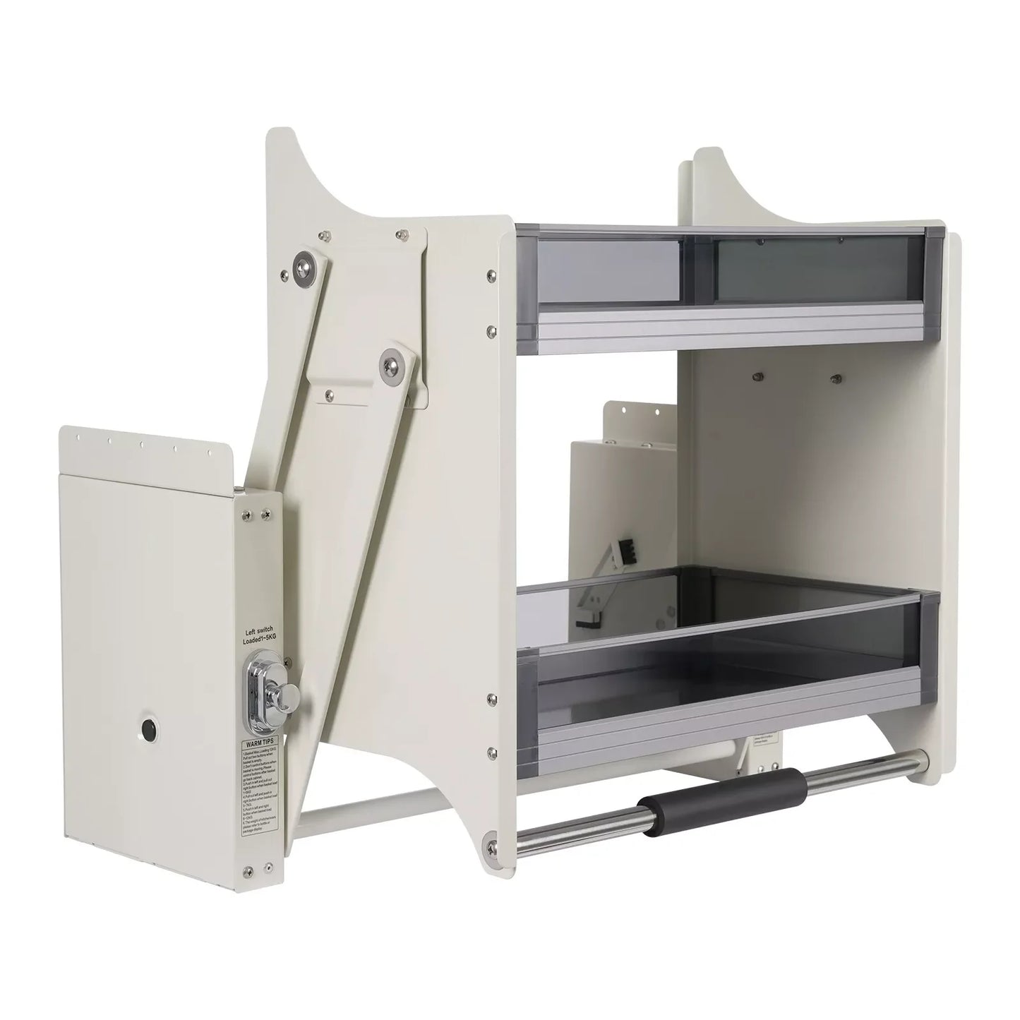 Hign-concerned Chemical 2 Tier Kitchen Pull Down Shelf Cabinet Organizer