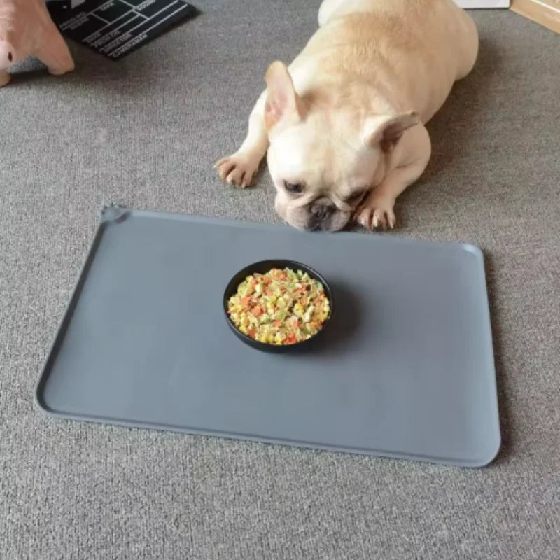 Silicone Pet Meal Mat Waterproof Anti Slip Cat Dog Feeding Mat