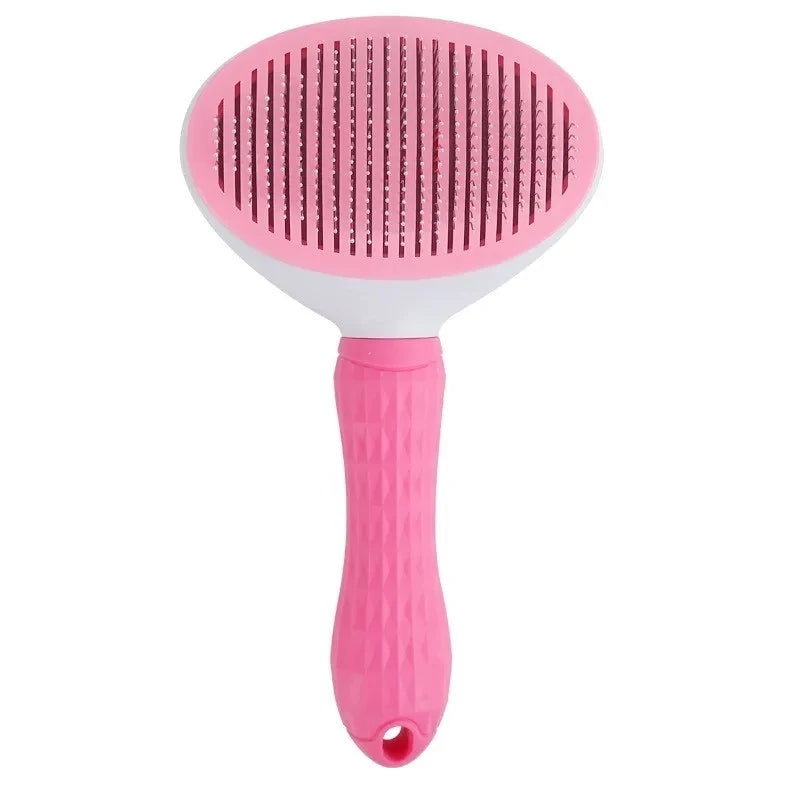 AEHOME Self Cleaning Grooming Brush For Dogs And Cats Dematting