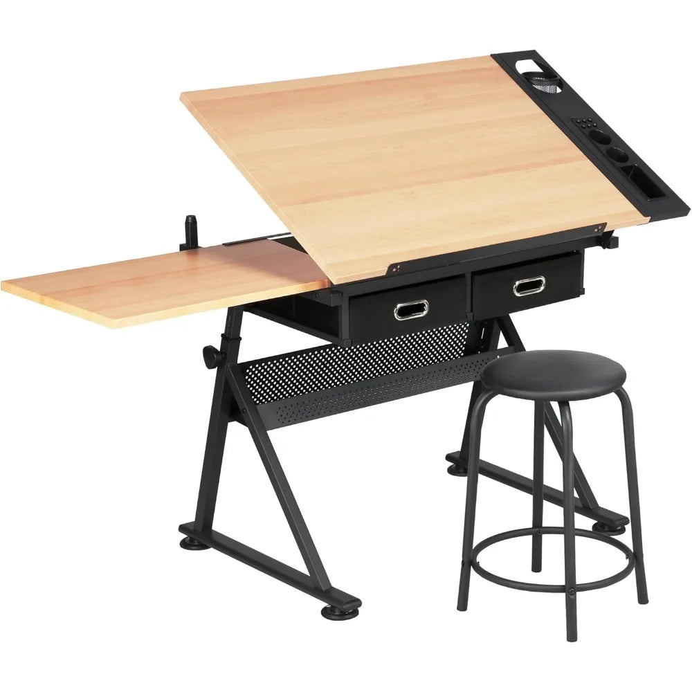 Artist Desk Tilting Tabletop Art Craft Desk For Sketching