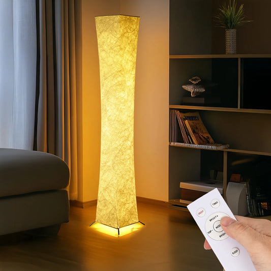 Soft Light Floor Lamp With Warm 3000K LED Tyvek Shade