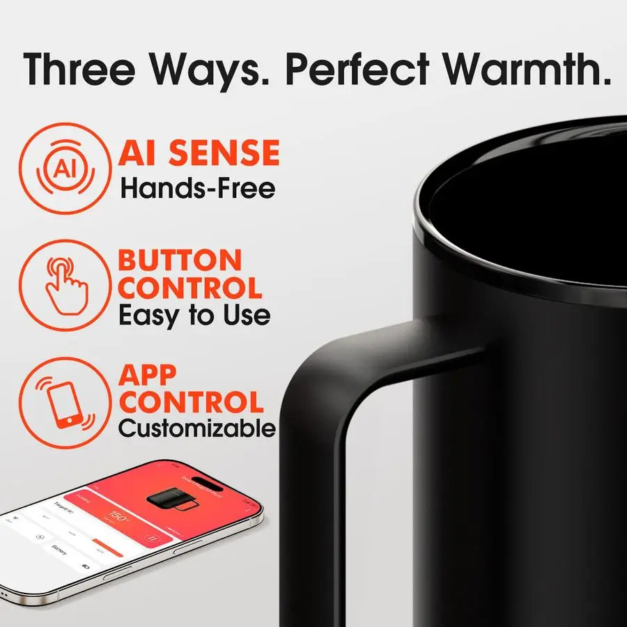 XMSJ S3 Plus Heated Smart Mug With AutoSensing AI