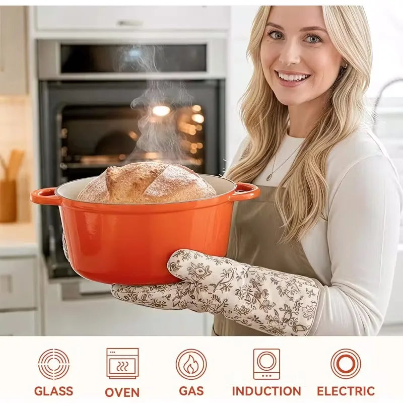 Nonstick 8-Piece Cookware Set Induction Compatible PFOA Free