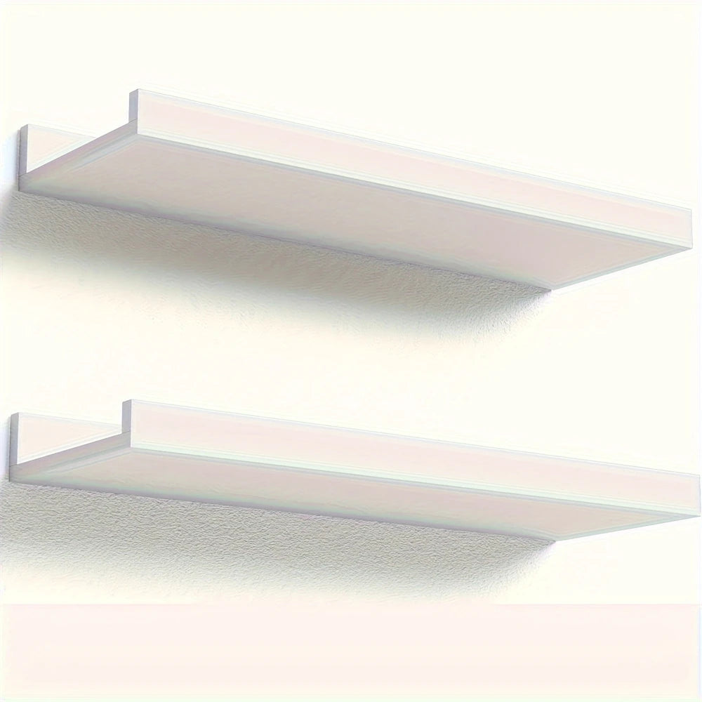 Floating Wall Shelf With Ledge Rustic Wood Shelves