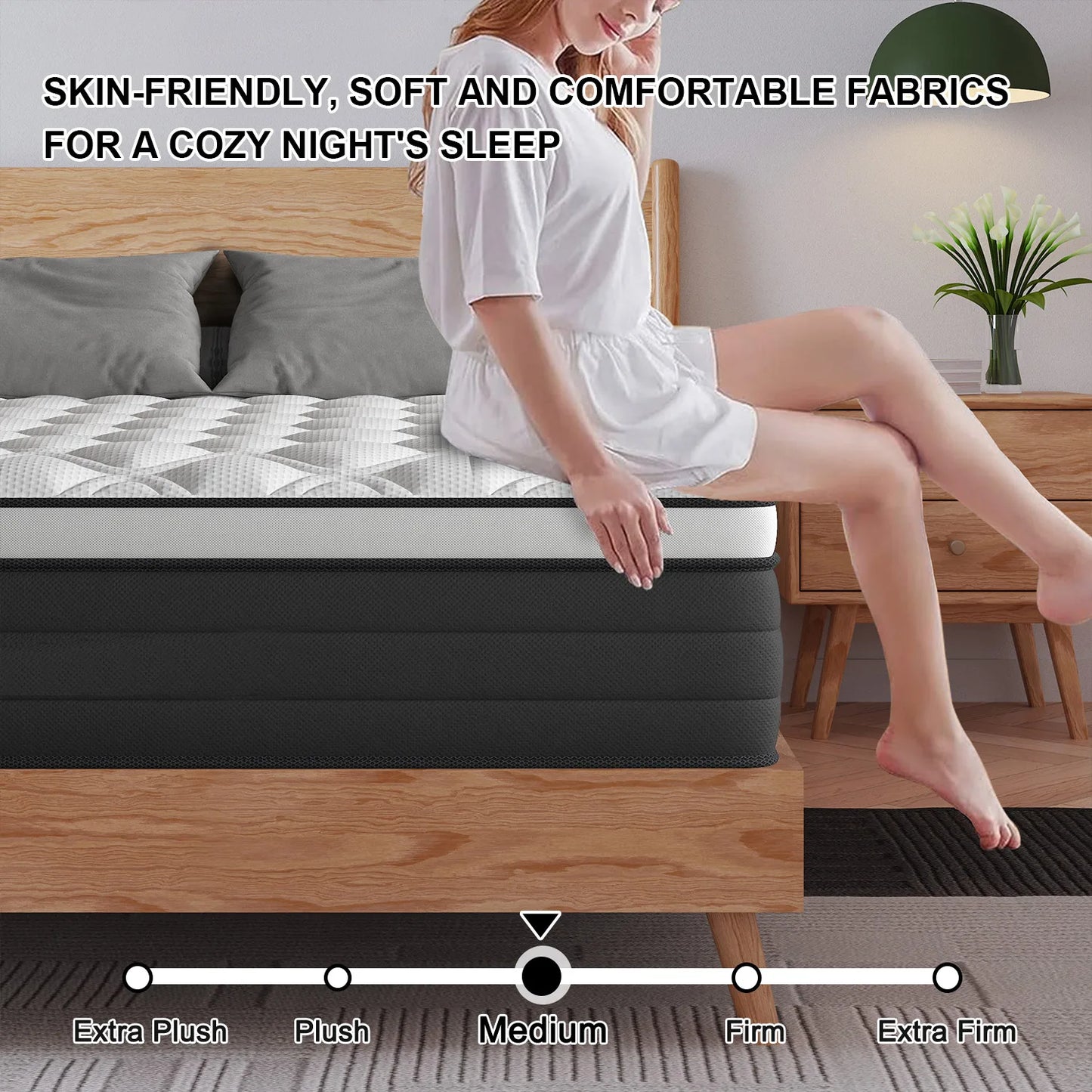 Sweetlove Gel Memory Foam Hybrid Pocket Spring Mattress