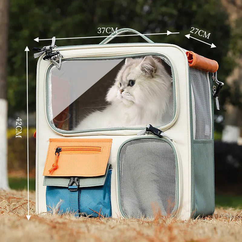 Hoopet Portable Pet Trolley Bag For Cats And Small Dogs
