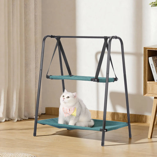Cat Hammock Window Bed Dual Layer Hanging Cat Tree Cloth