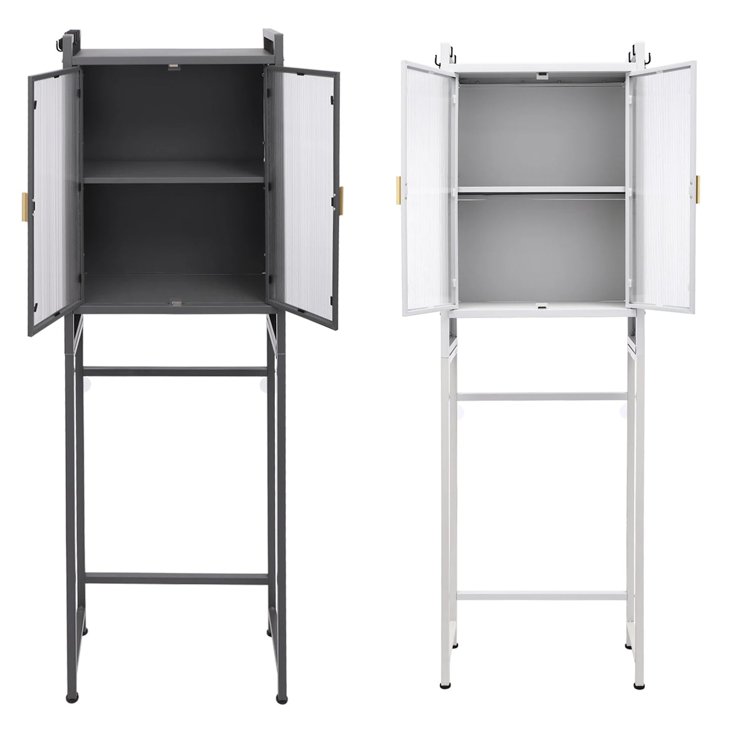 Over The Toilet Storage Cabinet  3 Tier Metal Bathroom Shelf