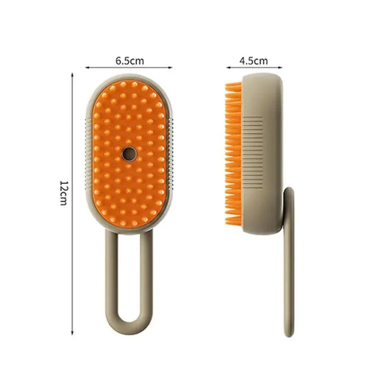 Pet Massage Brush ABS Silicone Electric Grooming Brush For Dogs And Cats