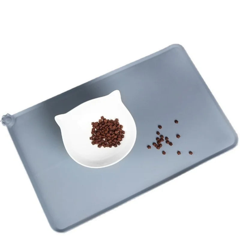Silicone Pet Meal Mat Waterproof Anti Slip Cat Dog Feeding Mat