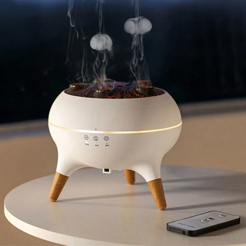 Alloet Jellyfish Air Humidifier With Colorful Night Lights