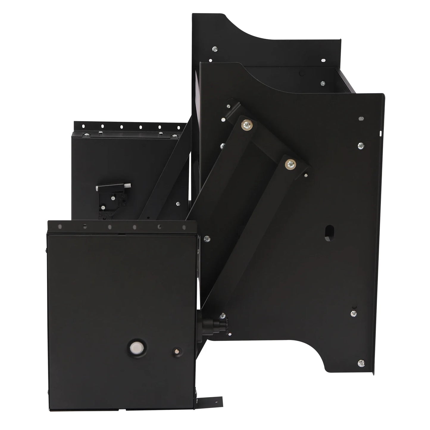 Hign-concerned Pull-Down Kitchen Wall Cabinet Shelving 2-Tier Organizer