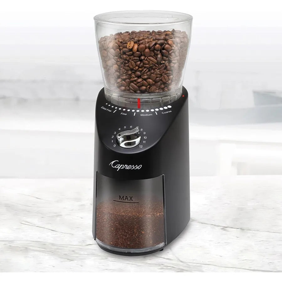 XMSJ Infinity Plus Conical Burr Grinder for Precision Home Coffee Grinding