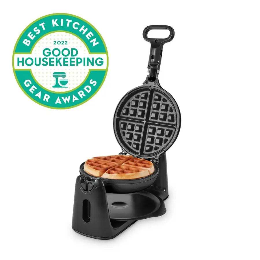 XMSJ Flip Belgian Waffle Maker Nonstick Rotating Surface