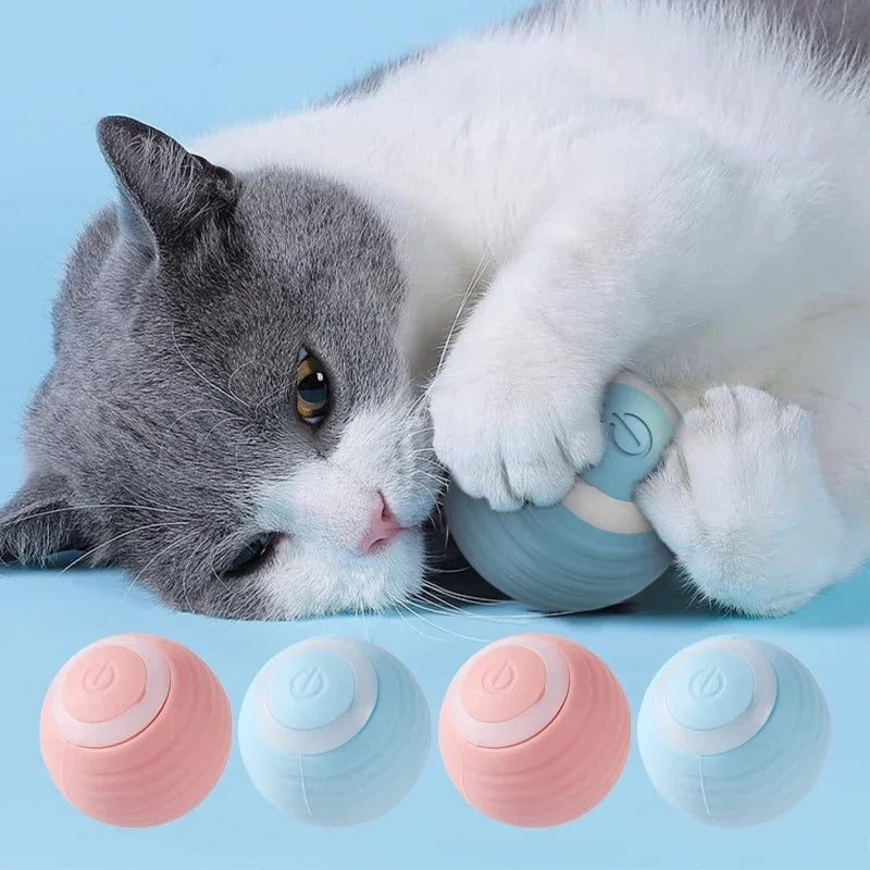 Automatic Moving Cat Toy Ball Rechargeable Interactive Pet Ball
