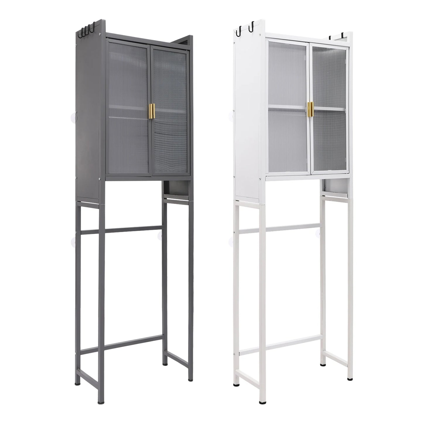 Over The Toilet Storage Cabinet  3 Tier Metal Bathroom Shelf