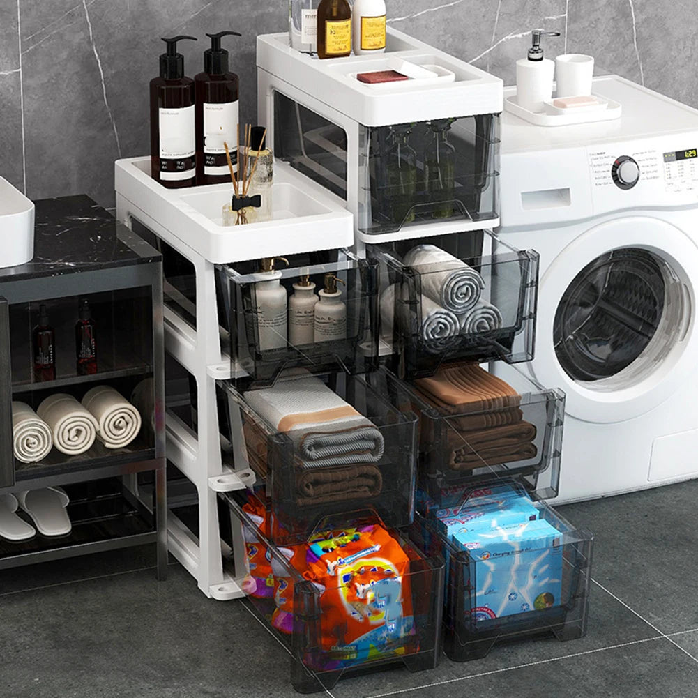 Alloet 5-Tier Bathroom Crevice Corner Storage Cabinet