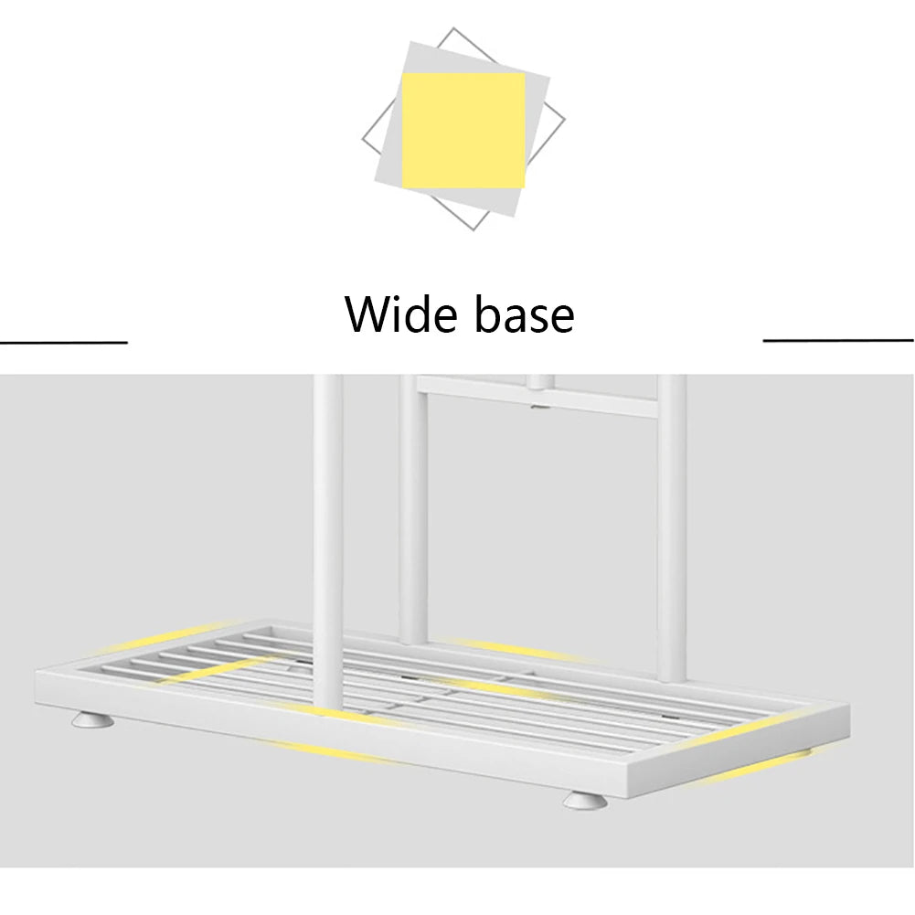 HiMISS 7 Tier Plant Stand Indoor Outdoor Metal Shelf