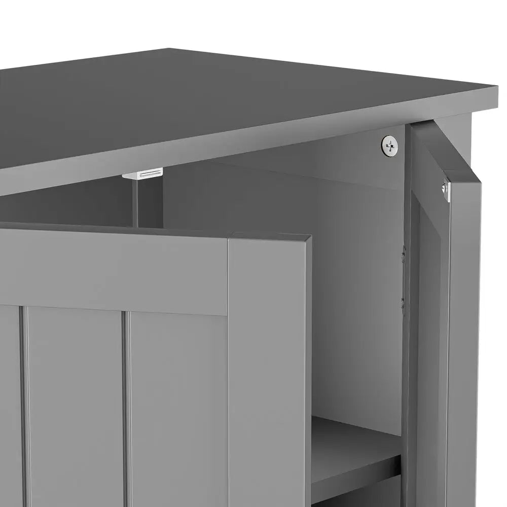 Freestanding Bathroom Floor Cabinet With Three Shelves