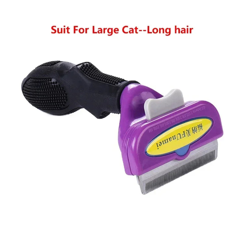 Pet Hair Removal Comb For Cats And Dogs Grooming Brush