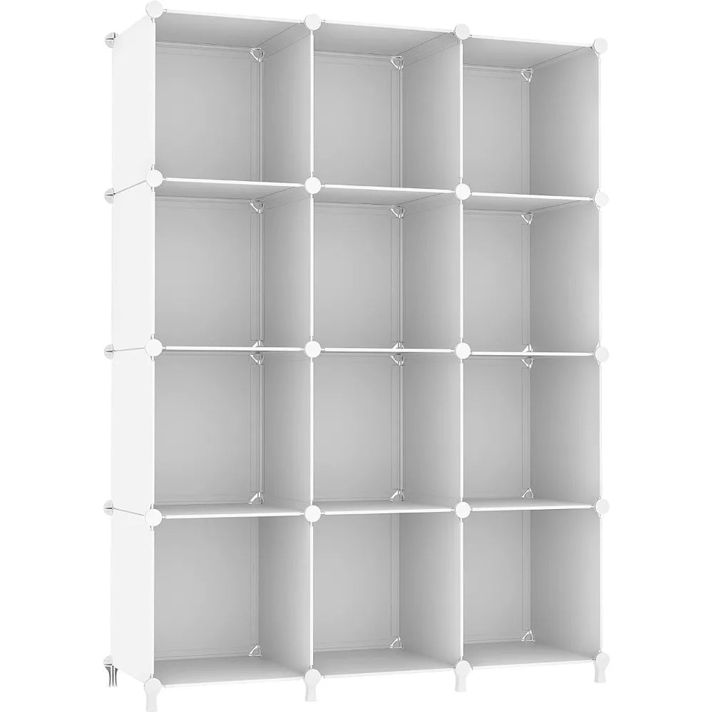 Cube Storage Organizer Bookshelf Plastic Closet Shelves