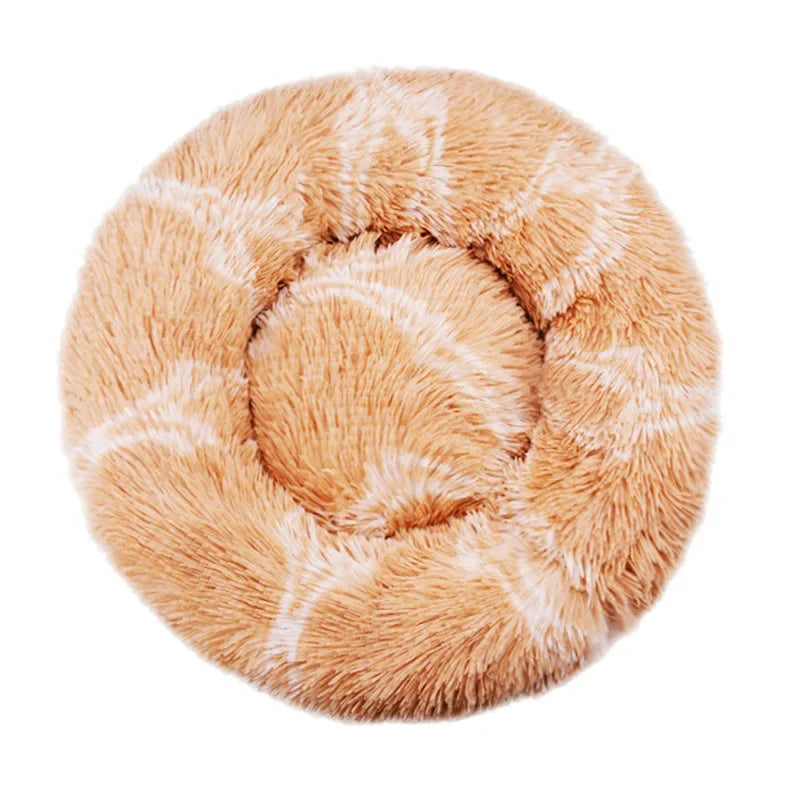 NONECN Round Plush Cozy Best Pet Bed For Large Dogs