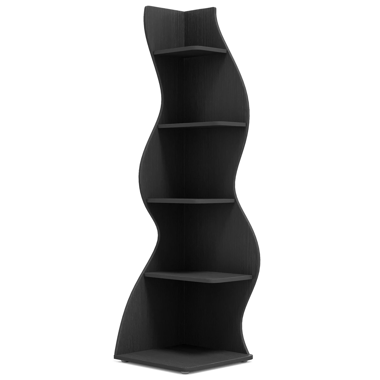 Tribesigns Modern 5-Tier Wall Corner Shelf and Plant Stand