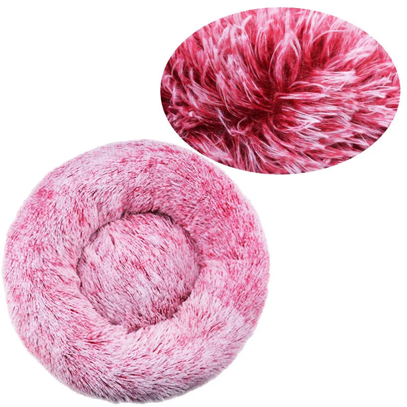 NONECN Round Plush Cozy Best Pet Bed For Large Dogs