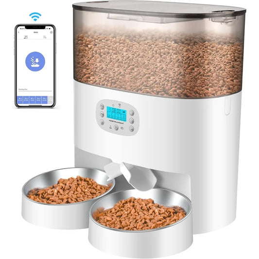 Automatic Cat Feeder With WiFi Timed Dispenser For Cats
