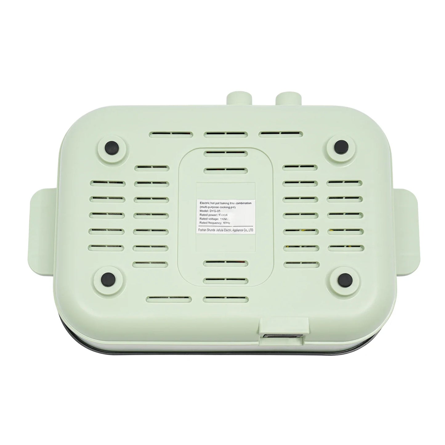 2-In-1 Hot Pot And Grill Cookware Set Dual Heating Zones