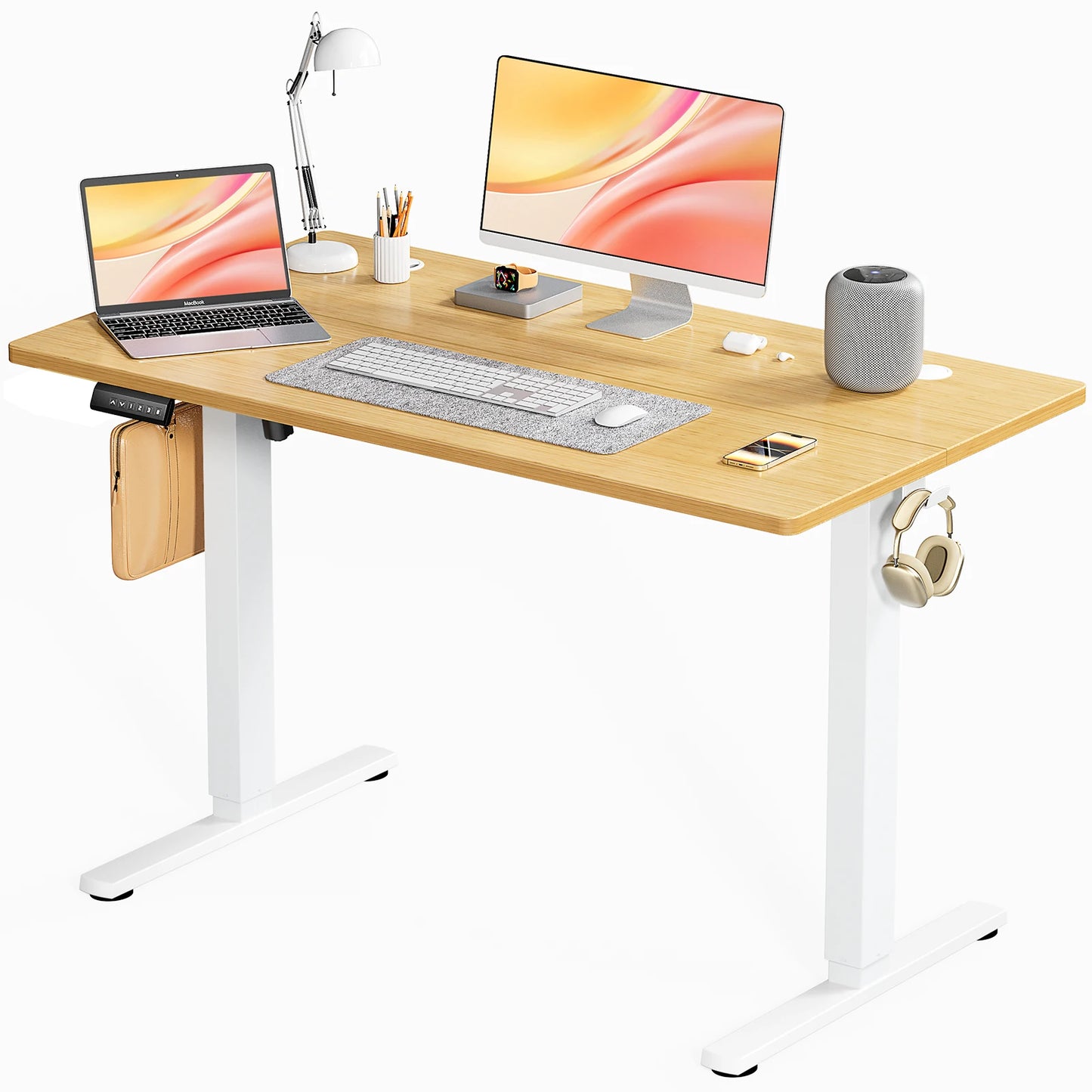 JHK Electric Standing Desk With Height Adjustment For Home Office