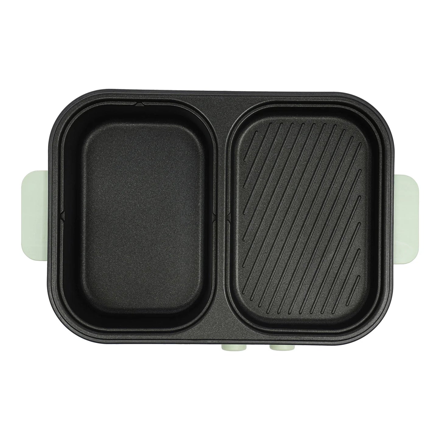 2-In-1 Hot Pot And Grill Cookware Set Dual Heating Zones