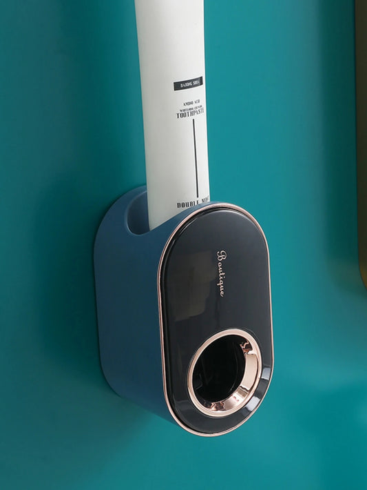 Automatic Toothpaste Dispenser And Dustproof Toothbrush Holder Wall Mount